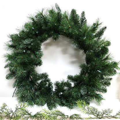 Pre-Lit Wreath, 60 cm -SW30FW30-140TW