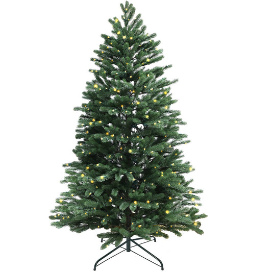 Pre-Lit Traditional Fir Multi-Function Christmas Tree,7.5 ft(B90FW50-796T-498LED)