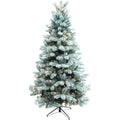 Pre-Lit Traditional Fir Multi-Function Christmas Tree,7.5 ft(B90FW52-1030T-534LED)