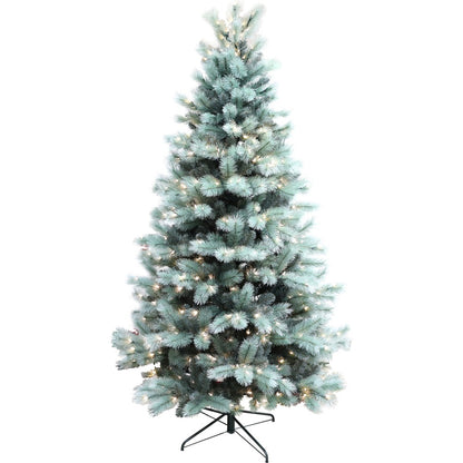 Pre-Lit Traditional Fir Multi-Function Christmas Tree,7.5 ft(B90FW52-1030T-534LED)