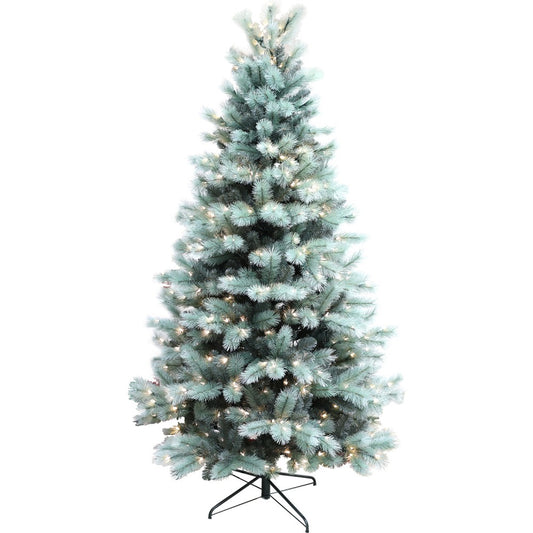 Pre-Lit Traditional Fir Multi-Function Christmas Tree,7.5 ft(B90FW52-1030T-534LED)