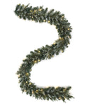 Pre-lit Christmas Greenery Garland – Vintage Spruce – G108FW10-128T-X