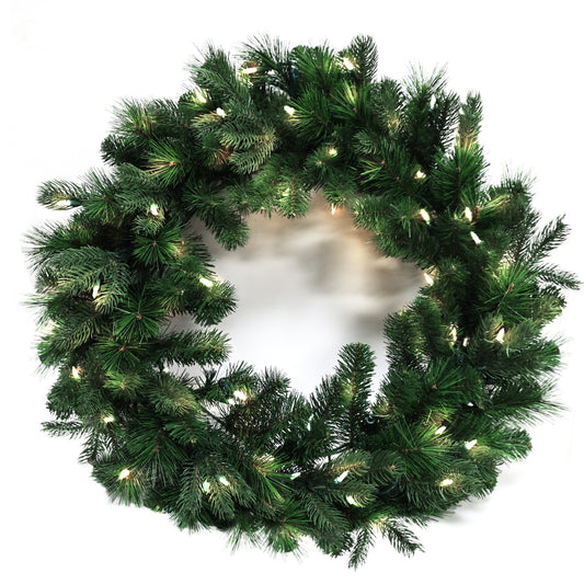 Pre-Lit Wreath, 60 cm -SW30FW30-130T