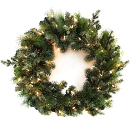 Pre-Lit Wreath, 60 cm -SW30FW30-120T