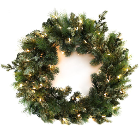 Pre-Lit Wreath, 60 cm -SW30FW30-120T