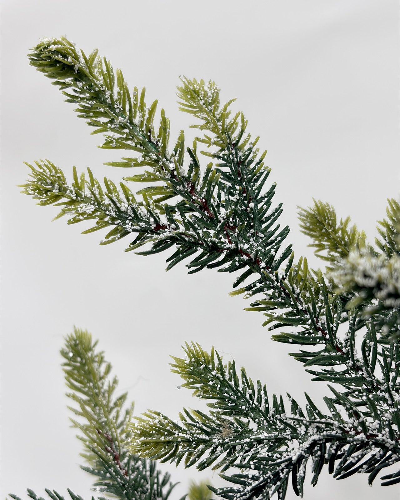 Mini Christmas Tree 36" – Flocked Greenery with Burlap Base – YCY399F-36T