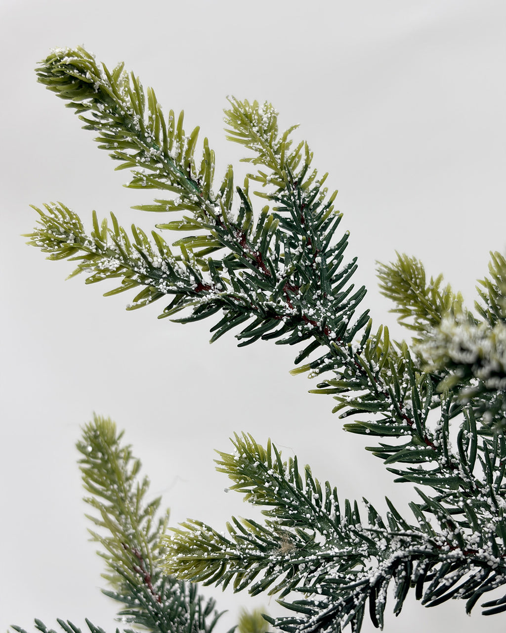 Mini Christmas Tree 30" – Flocked Greenery with Burlap Base – YCY399F-30T