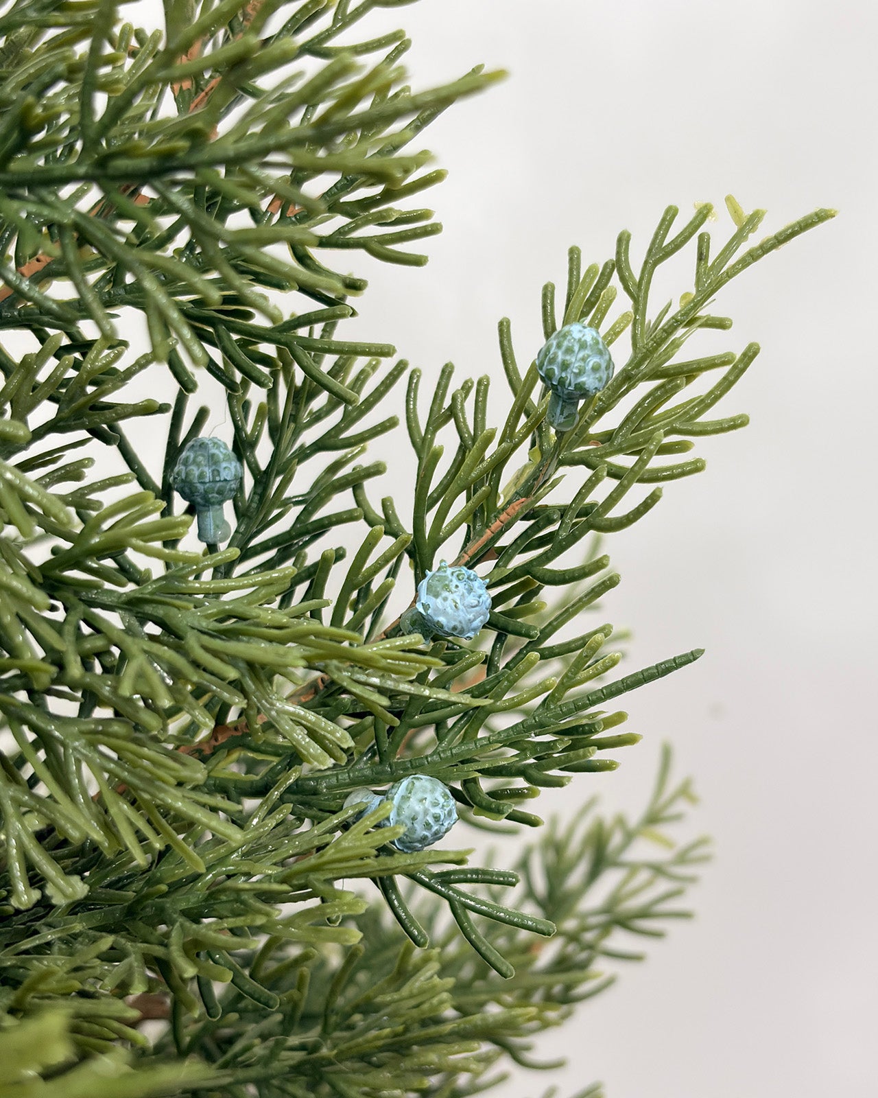 Mini Christmas Tree 24" – Greenery with Natural Pine Cones & Burlap Base – YCY025-93-24TT