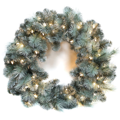 Pre-Lit Wreath, 60 cm -SW30FW30-150TS