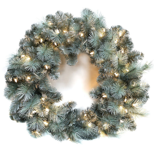 Pre-Lit Wreath, 60 cm -SW30FW30-150TS