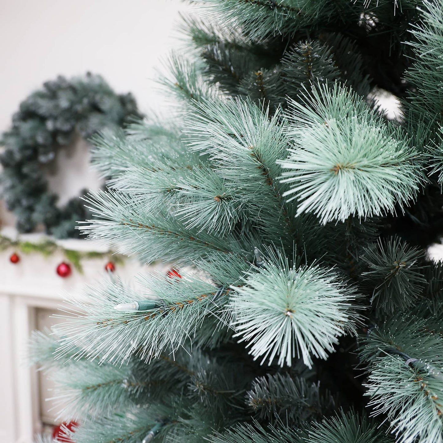 Pre-Lit Potted Pine Christmas Tree, 4 ft (S48FW23-158T-174LED)