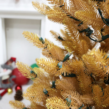 Pre-Lit Potted Pine Christmas Tree, 4 ft (S48FW23-138T-174LED-P)
