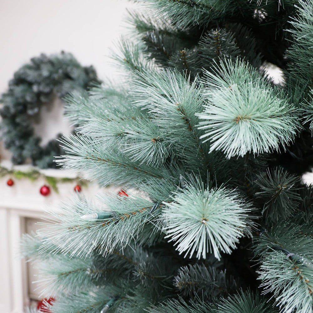Pre-Lit Traditional Fir Multi-Function Christmas Tree,7.5 ft(B90FW52-1030T-534LED)