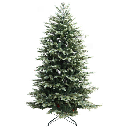 Pre-Lit Traditional Fir Multi-Function Christmas Tree,7.5 ft(B90FW54-807T-534LED)