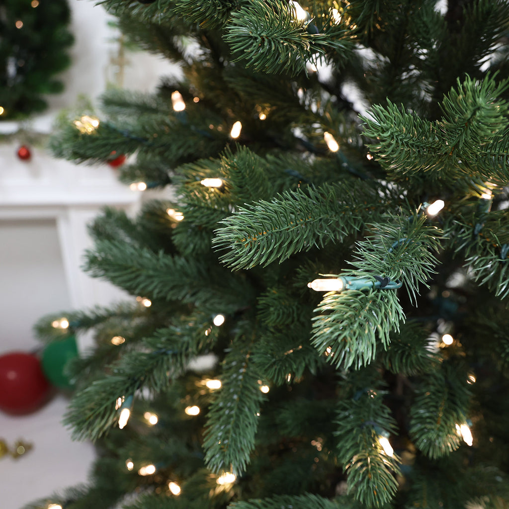 Pre-Lit Potted Pine Christmas Tree, 4 ft (S48FW23-168T-174LED)