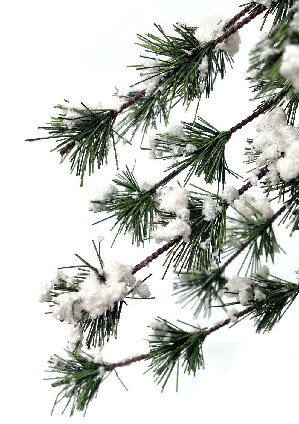 Mini Christmas Tree 24" – Hardneedle Flocked Greenery with Burlap Base – YCY024-53-24TB