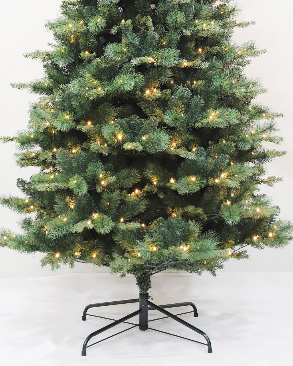 Pre-lit Christmas Greenery Tree 9FT – Mix Green Fir – B108FW59-1559T-470LED