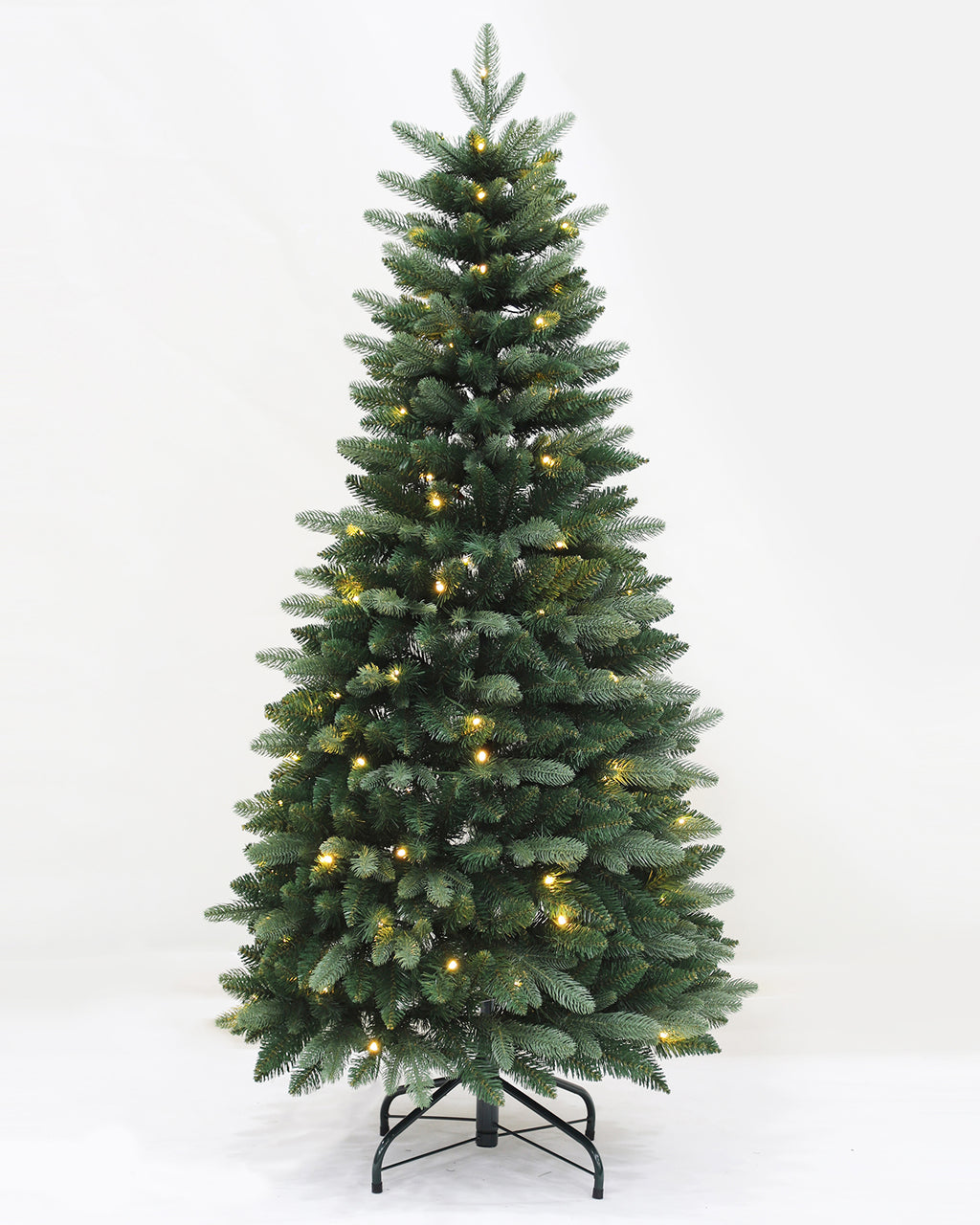Pre-lit Christmas Greenery Tree 5FT – Sprayed Dots Fir – B60FW33-511T-100LED
