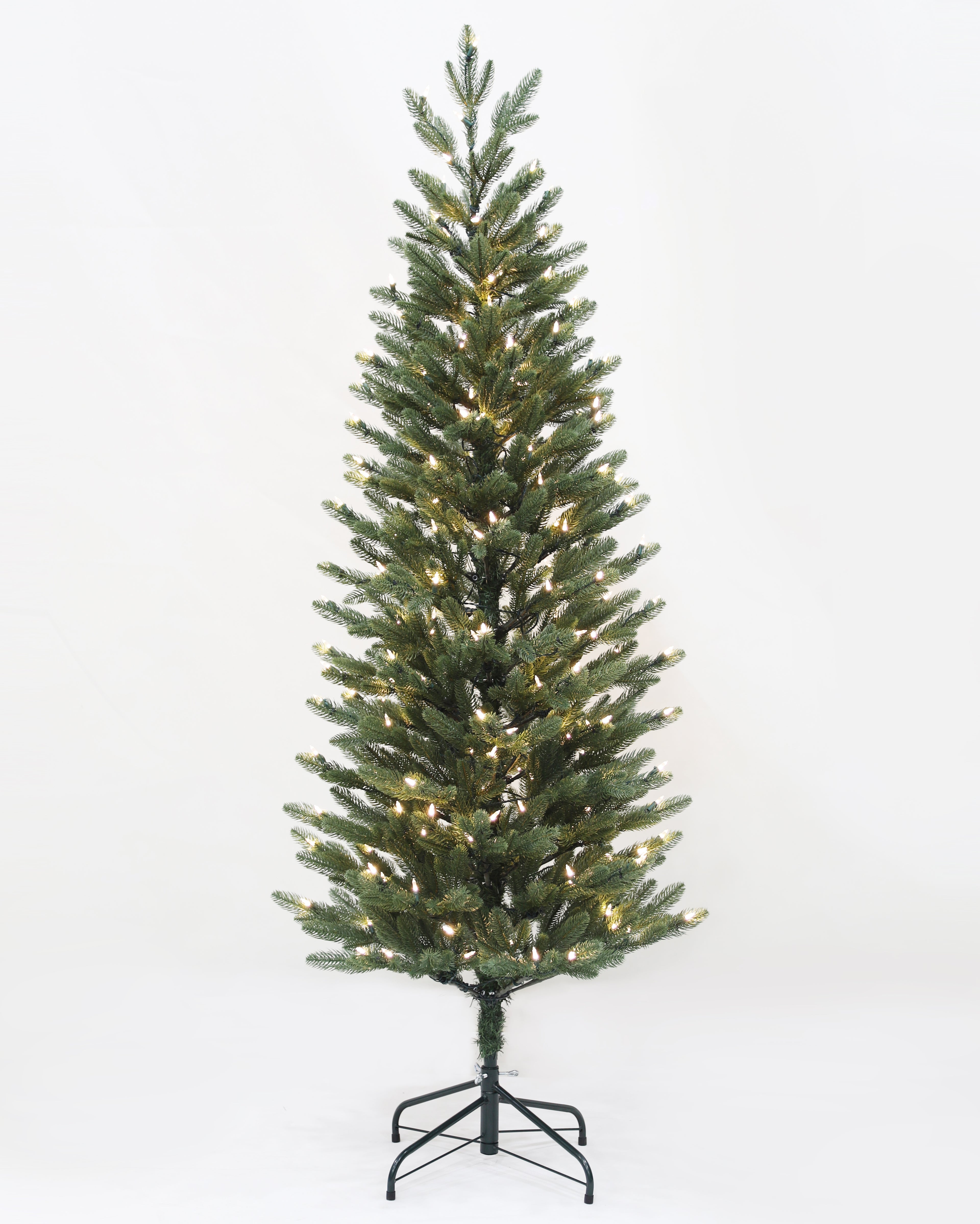 Pre-lit Christmas Greenery Tree 6FT – Classic Spruce – B72FW30-276T-G