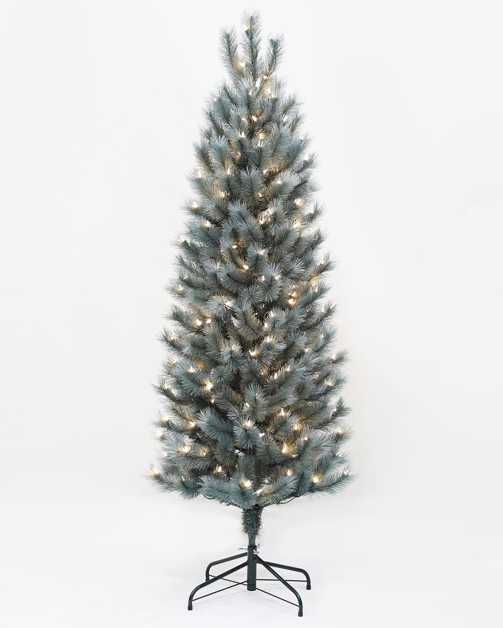 Pre-lit Christmas Greenery Tree 6FT – Dreamy Blue Pine – B72FW30-276T-S