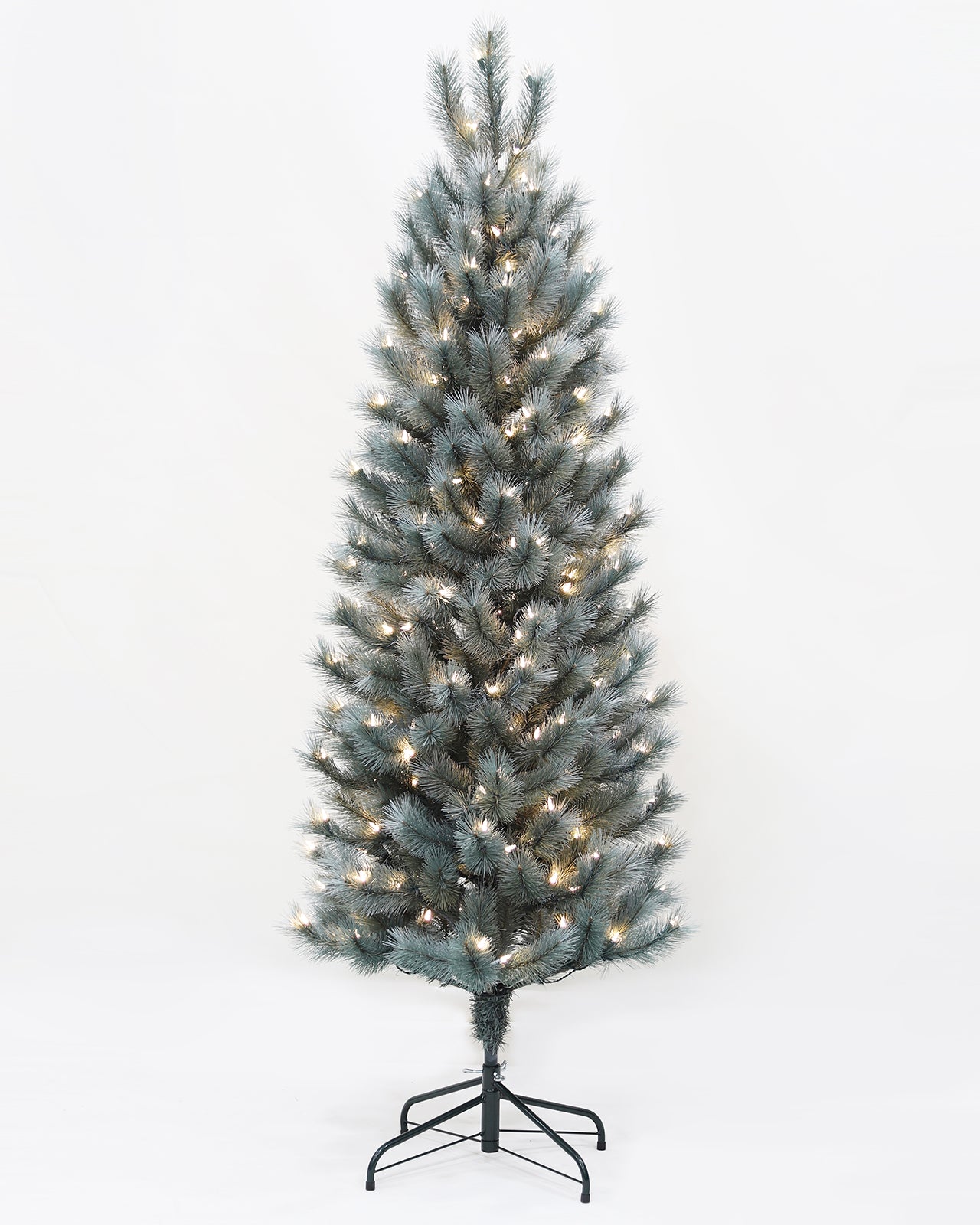 Pre-lit Christmas Greenery Tree 6FT – Dreamy Blue Pine – B72FW30-276T-S