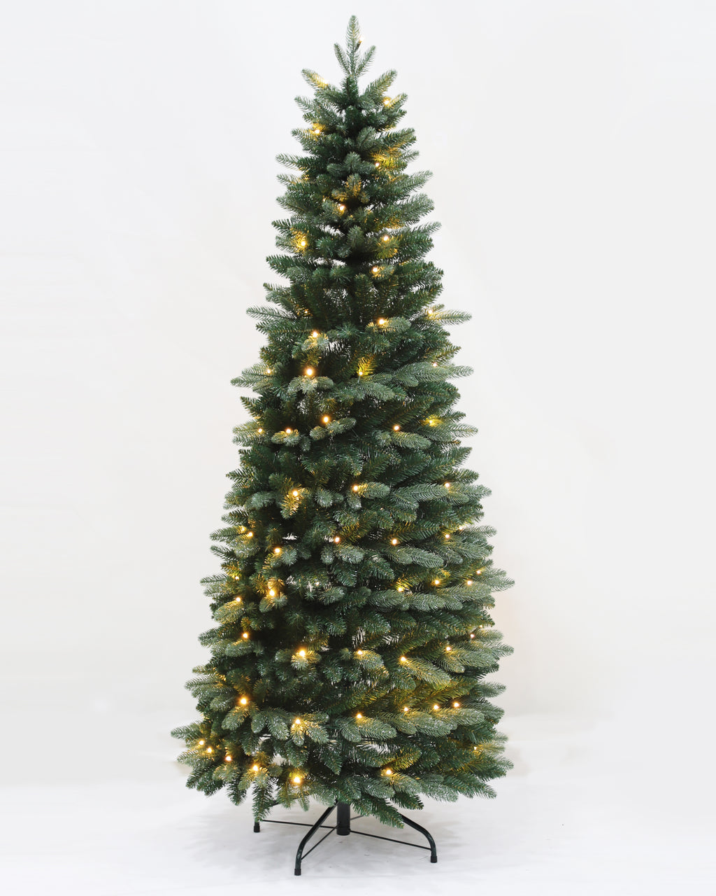 Pre-lit Christmas Greenery Tree 6FT – Sprayed Dots Fir – B72FW33-680TW-140LED