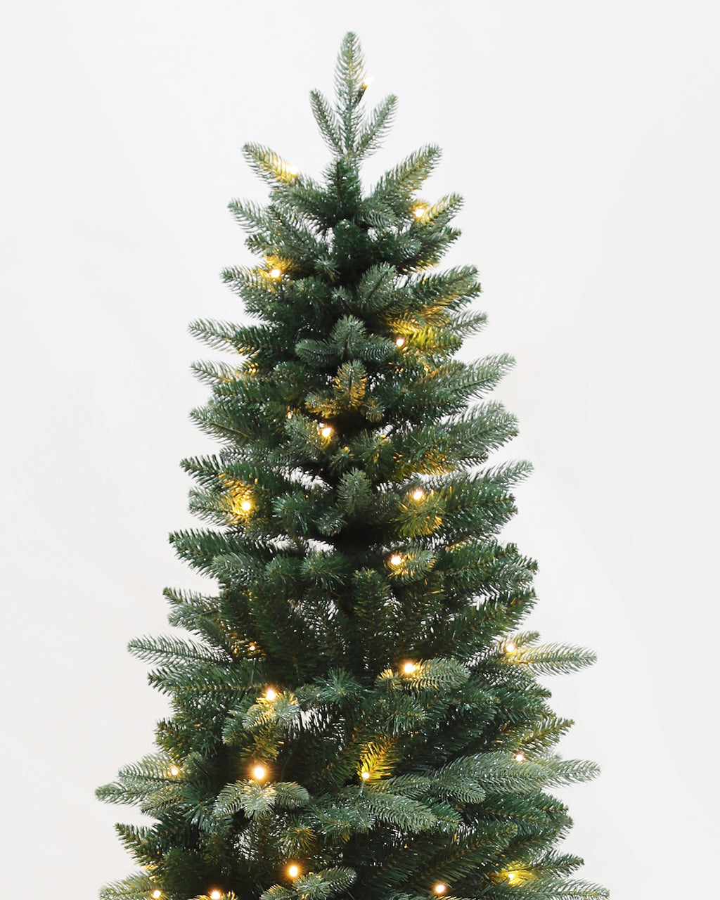 Pre-lit Christmas Greenery Tree 6FT – Sprayed Dots Fir – B72FW33-680TW-140LED