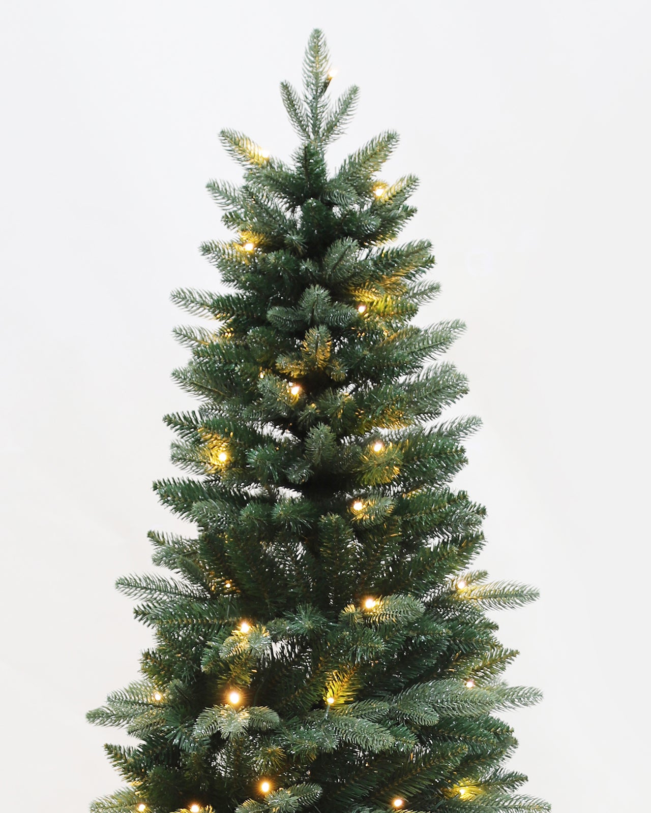 Pre-lit Christmas Greenery Tree 6FT – Sprayed Dots Fir – B72FW33-680TW-140LED