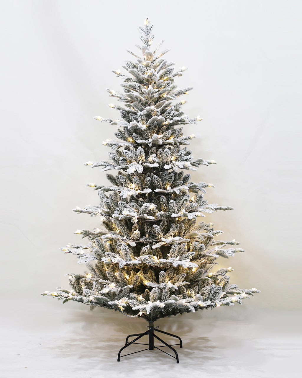 Pre-lit Christmas Greenery Tree 7FT – Frosted Cloud Fir – B78FW53-797TF
