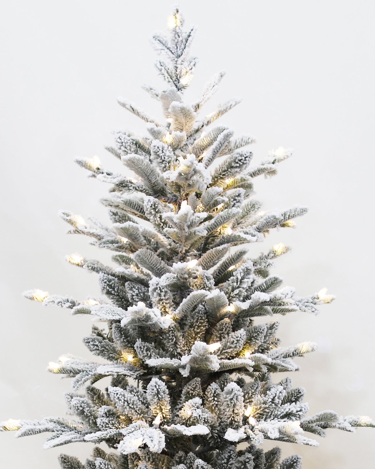 Pre-lit Christmas Greenery Tree 7FT – Frosted Cloud Fir – B78FW53-797TF
