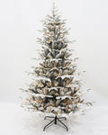 Pre-lit Christmas Greenery Tree 7FT – Frosted Cloud Fir – B78FW53-797TF-330LED