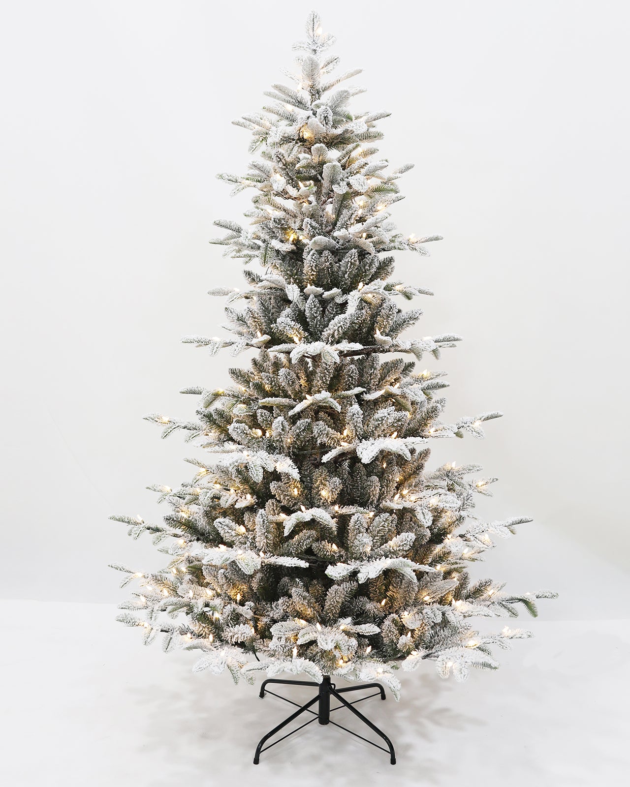 Pre-lit Christmas Greenery Tree 7FT – Frosted Cloud Fir – B78FW53-797TF-330LED