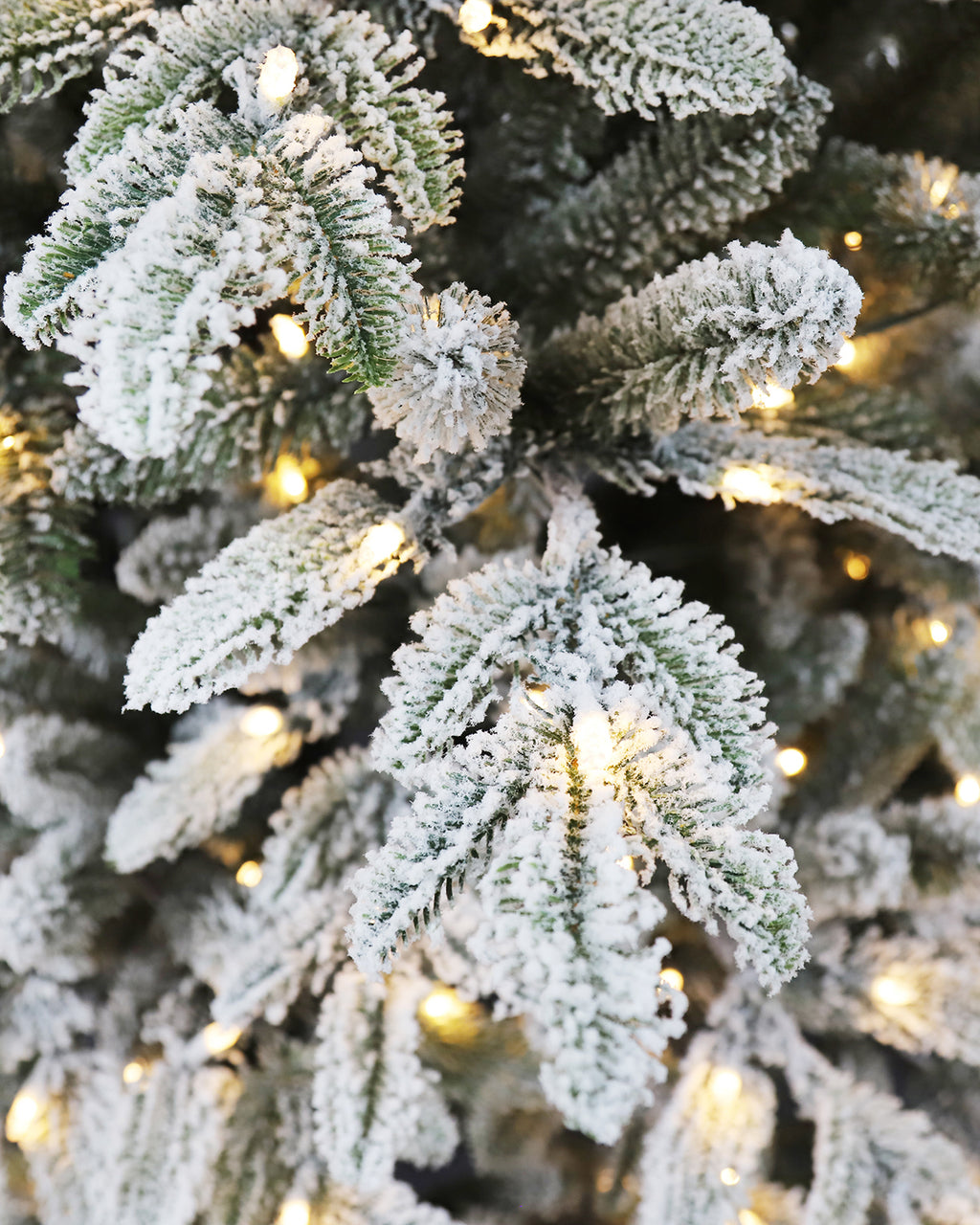 Pre-lit Christmas Greenery Tree 7FT – Frosted Cloud Fir – B78FW53-797TF