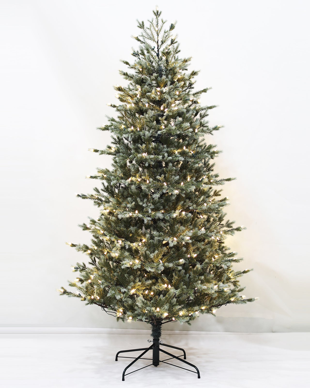 Pre-lit Christmas Greenery Tree 7FT – Vintage Spruce – B84FW50-687T