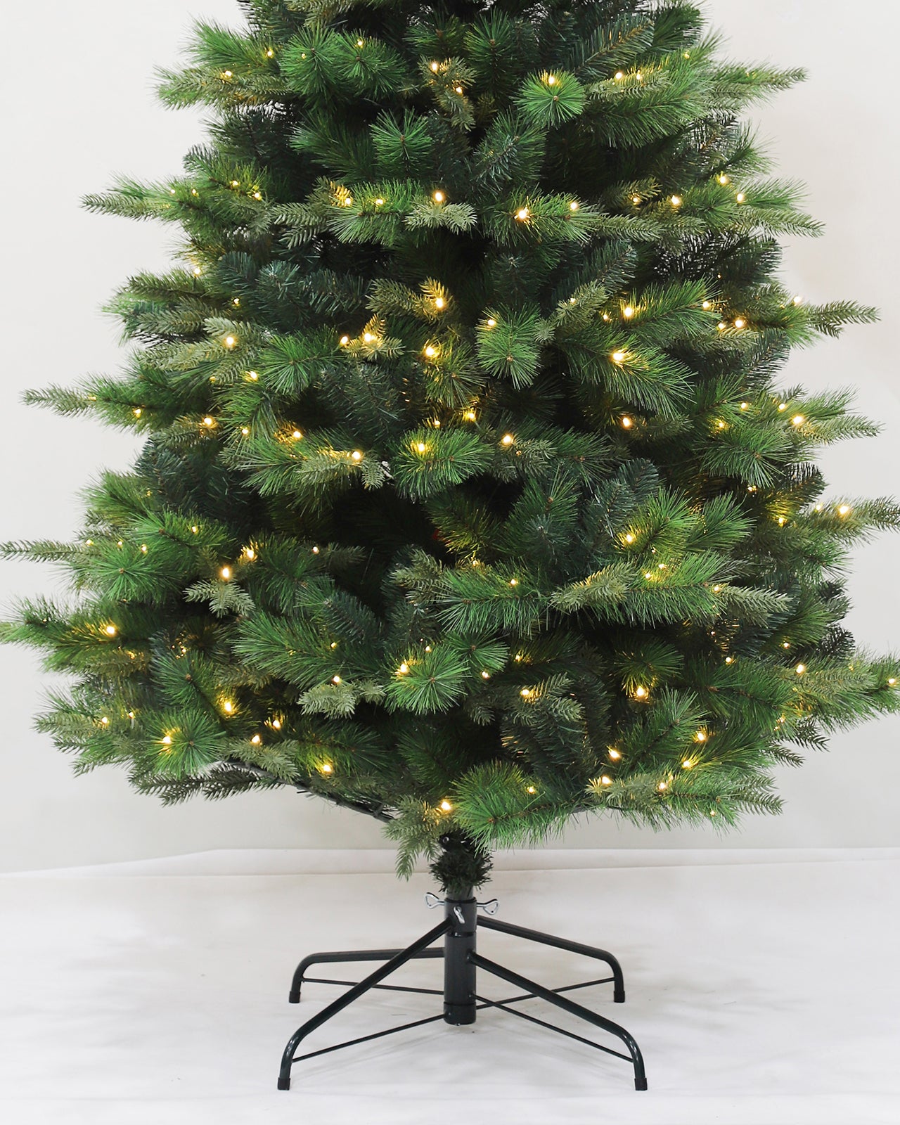 Pre-lit Christmas Greenery Tree 7.5FT – Mix Green Fir – B90FW51-1034T-380LED
