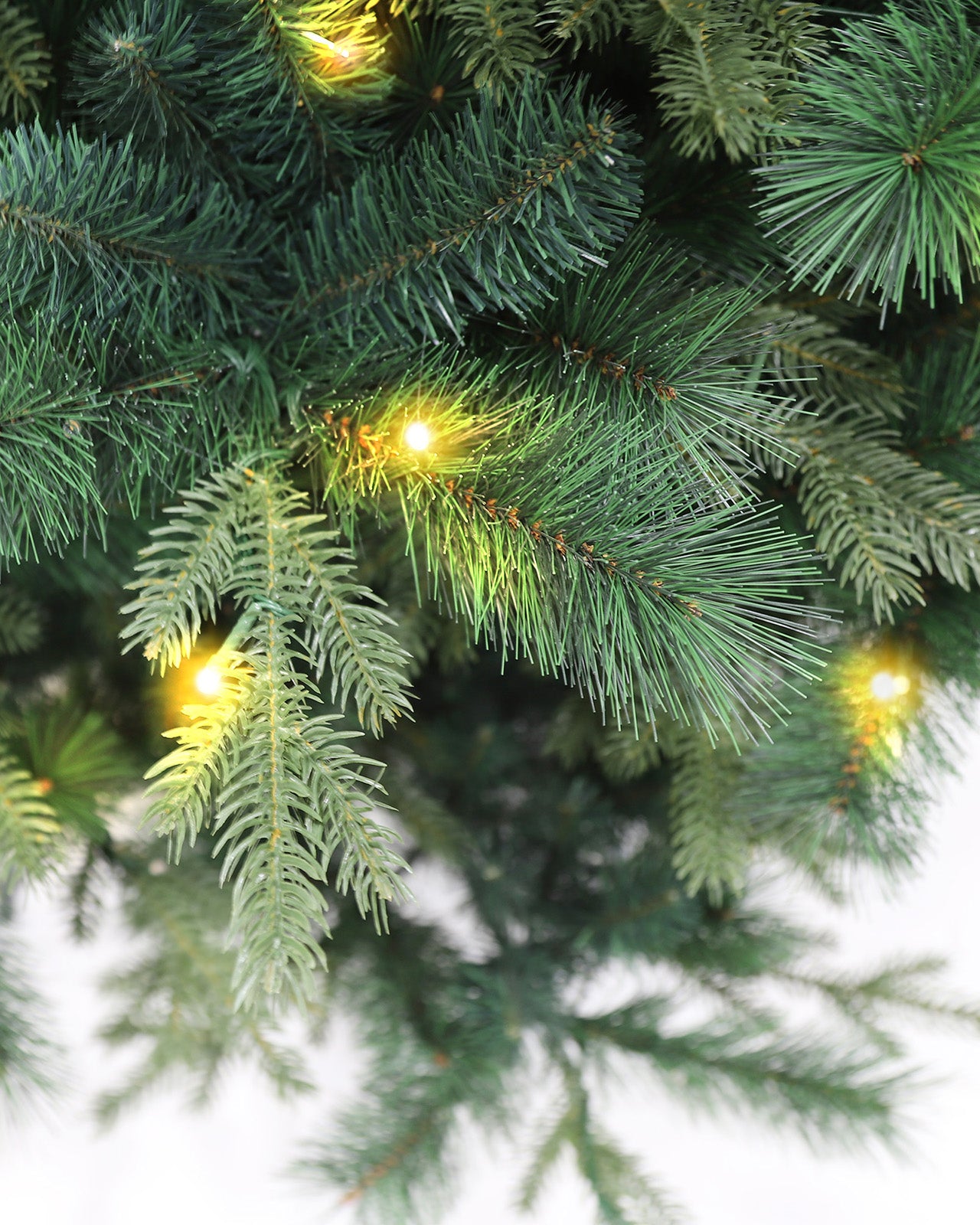 Pre-lit Christmas Greenery Tree 7.5FT – Mix Green Fir – B90FW51-1034T-380LED
