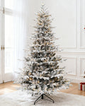 Pre-lit Christmas Greenery Tree 7.5FT – Frosted Cloud Fir – B90FW59-1173TF-450LED