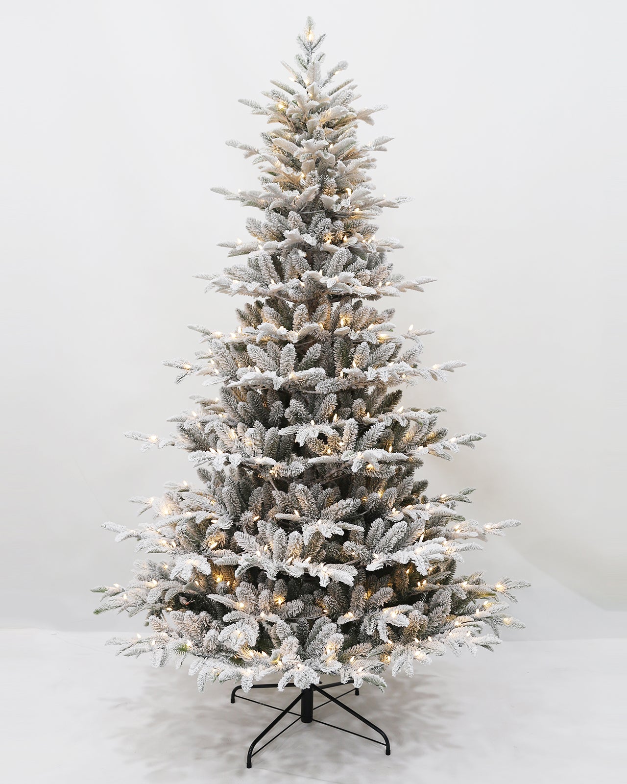 Pre-lit Christmas Greenery Tree 7.5FT – Frosted Cloud Fir