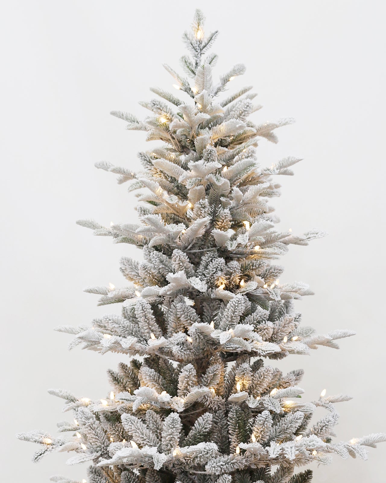 Pre-lit Christmas Greenery Tree 7.5FT – Frosted Cloud Fir – B90FW59-1173TF-450LED