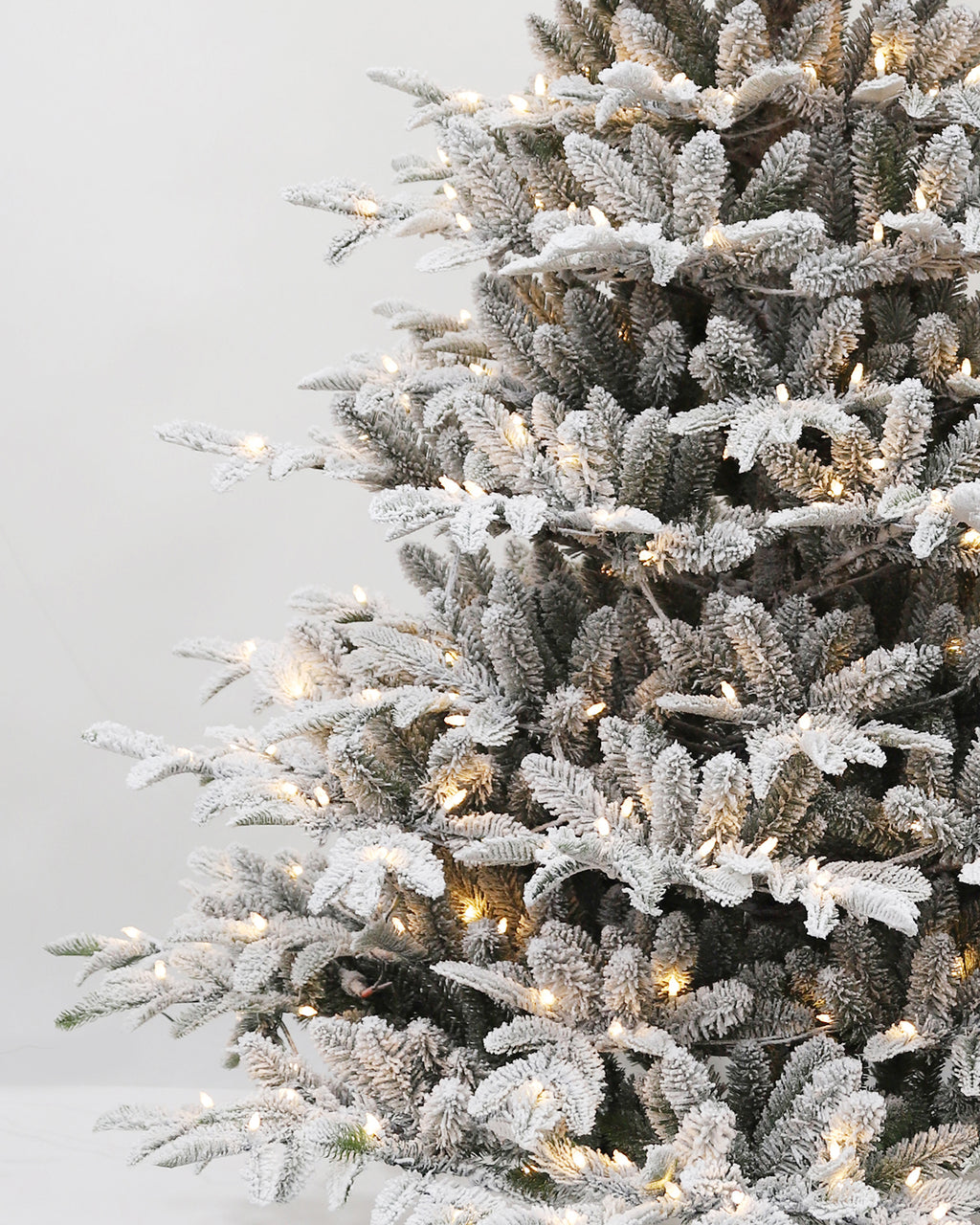 Pre-lit Christmas Greenery Tree 7.5FT – Frosted Cloud Fir – B90FW59-1173TF-450LED