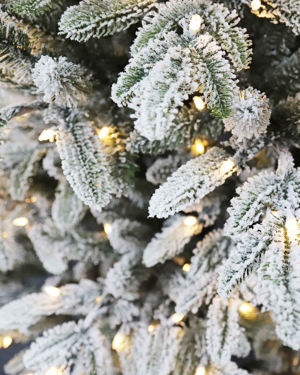 Pre-lit Christmas Greenery Tree 7.5FT – Frosted Cloud Fir – B90FW59-1173TF-450LED