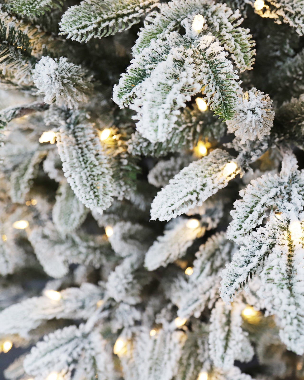 Pre-lit Christmas Greenery Tree 7.5FT – Frosted Cloud Fir – B90FW59-1173TF-450LED