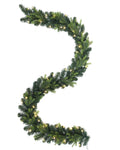 Pre-lit Christmas Greenery Garland – Mix Green Spruce – G108FW10-128T