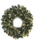 Pre-lit Christmas Wreath – Vintage Spruce – W24FW24-104T-X