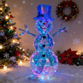 Iridescent Snowman Lighted Decoration – Seasonal Lights Collection – 135 Lights – WM25-CTFP001