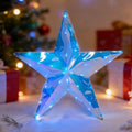 Iridescent Pentagram Lighted Decoration – Seasonal Lights Collection – 42 Lights – WM25-CTFP002