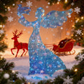Iridescent Hollow Angel Lighted Decoration – Seasonal Lights Collection – 161 Lights – WM25-CTFP013