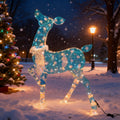 Iridescent Hollow Mother Deer Lighted Decoration – Seasonal Lights Collection – 123 Lights – WM25-CTFP015