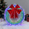 Wrapped Wreath Lighted Decoration – Seasonal Lights Collection – 143 Lights – WM25-CTFP020