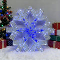 Wrapped Snowflakes Lighted Decoration – Seasonal Lights Collection – 115 Lights – WM25-CTFP006